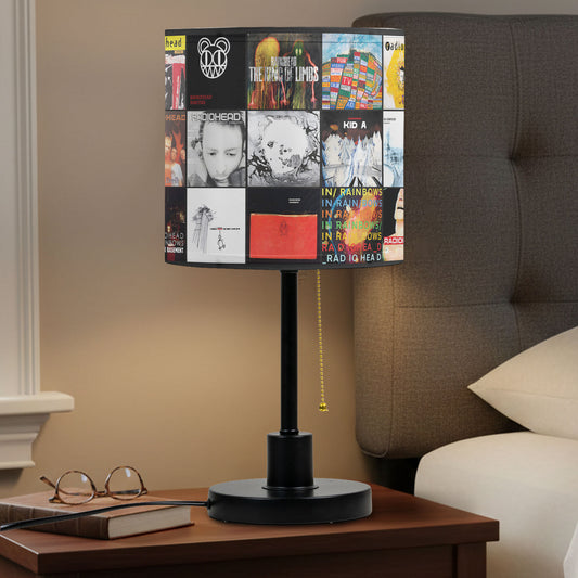 Radiohead Table Lamp – Cylinder & Pyramid Design Music Decor