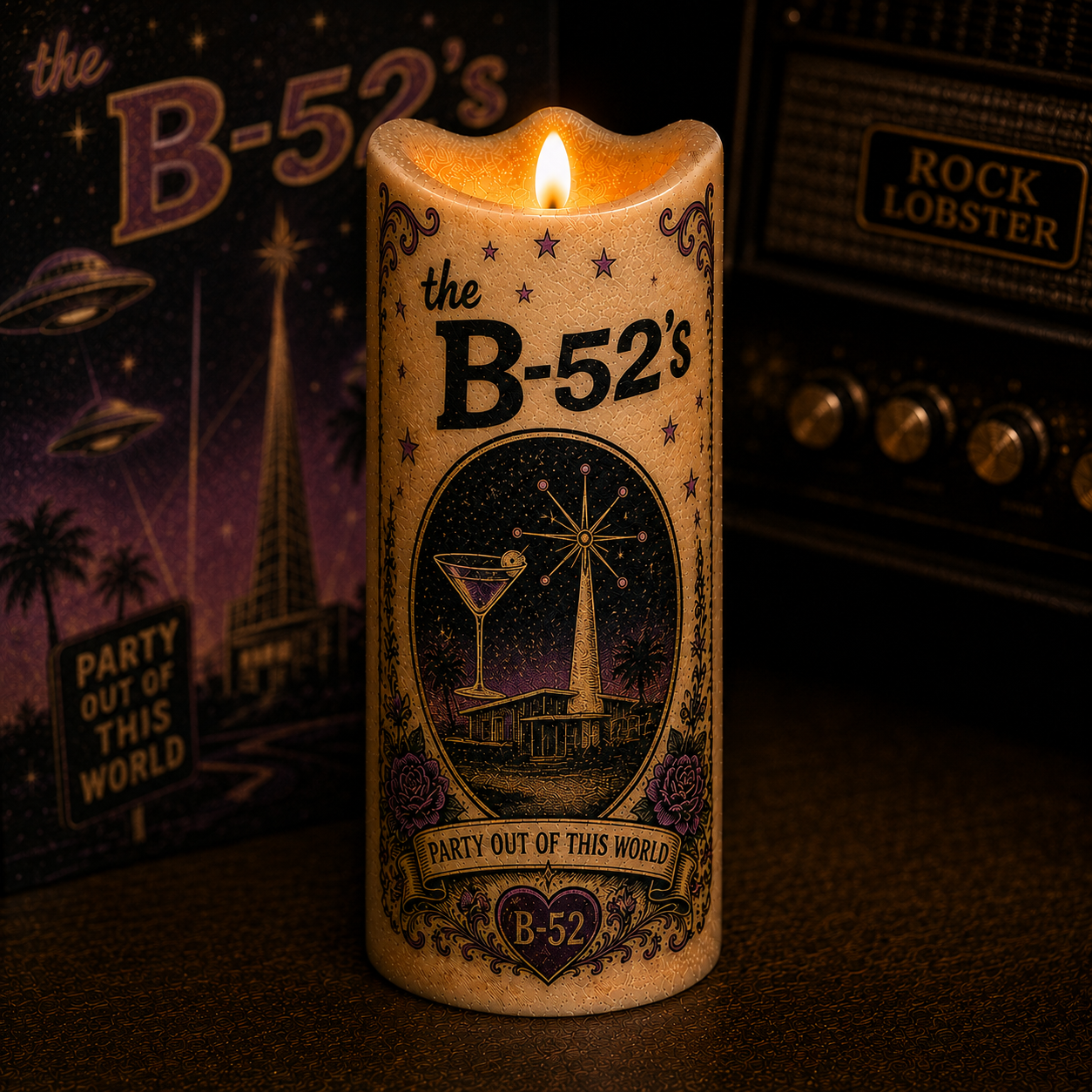 Thalía Flameless LED Candle, La Reina del Pop Latino LED Candle, Latin Pop Music Gift, Battery Operated Memorial Candle, Thalía Fan Home Decor