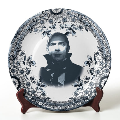 Vintage Horror Ceramic Plate – Count Dracula
