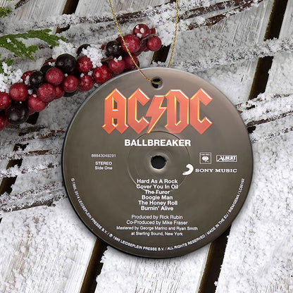Ballbreaker Hard Rock Ceramic Ornament – Classic Album Cover Holiday Decoration
