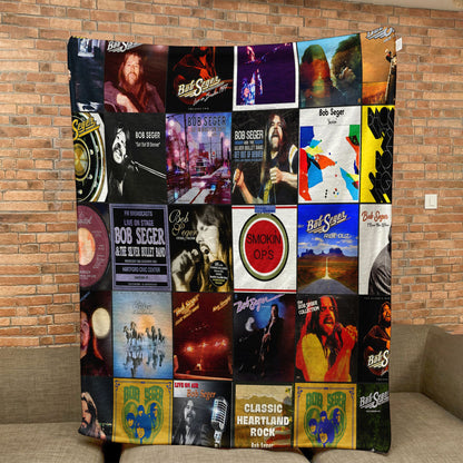 Bob Seger Sherpa Blanket – A Heartland Rock Tribute for True Fans