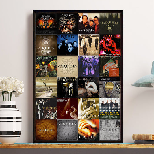 Creed Poster – Voices of Faith, Struggle, and Late ’90s Rock