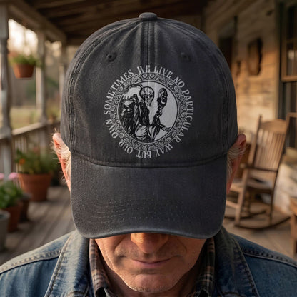 Grateful Dead Eyes of the World Music Merch Denim Cap – Retro Vintage Dad Cap Gift For Dad (With Box)
