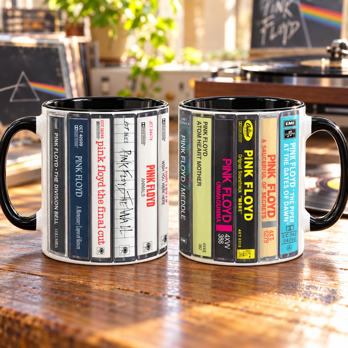 Pink Floyd Cassette Tape Mug  Retro Music Gift