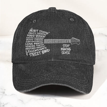 Bruce Springsteen & The E Street Band Denim Cap – Retro Rock Music Fan Cap Gift For Dad (With Box)