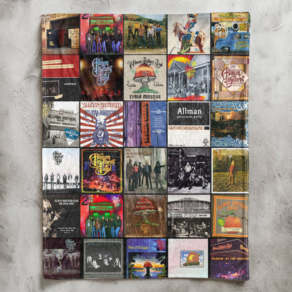Allman Brothers Band Sherpa Blanket – A Warm Southern Rock Tribute