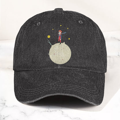 Ziggy Stardust Denim Dad Cap – Retro David Bowie Merch Design (With BOX)