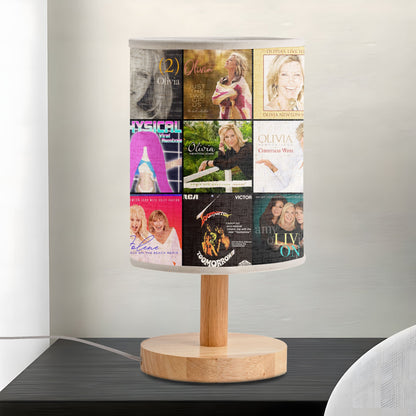 Olivia Newton-John Albums Fabric Lamp – Soft Pop Glow