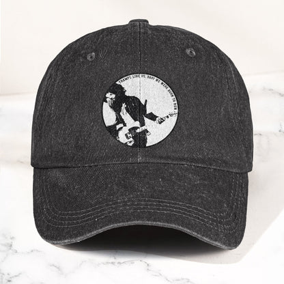 Bruce Springsteen Born To Run Album Inspired Denim Cap – Retro Rock Music Fan Cap (With Box)