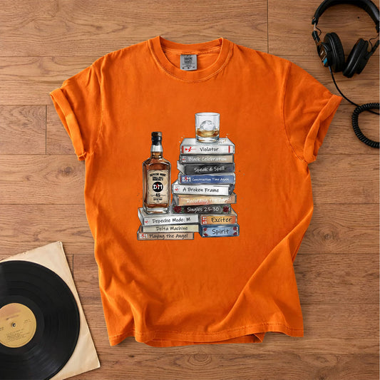 Depeche Mode Cassette Album Collection T-Shirt – Retro Music Depeche Mode Merch Tee