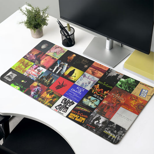 Alice in Chains Print Desk Mat – Non-slip Home Office Gift Keyboard Pad Birthday Gift For Music Lovers