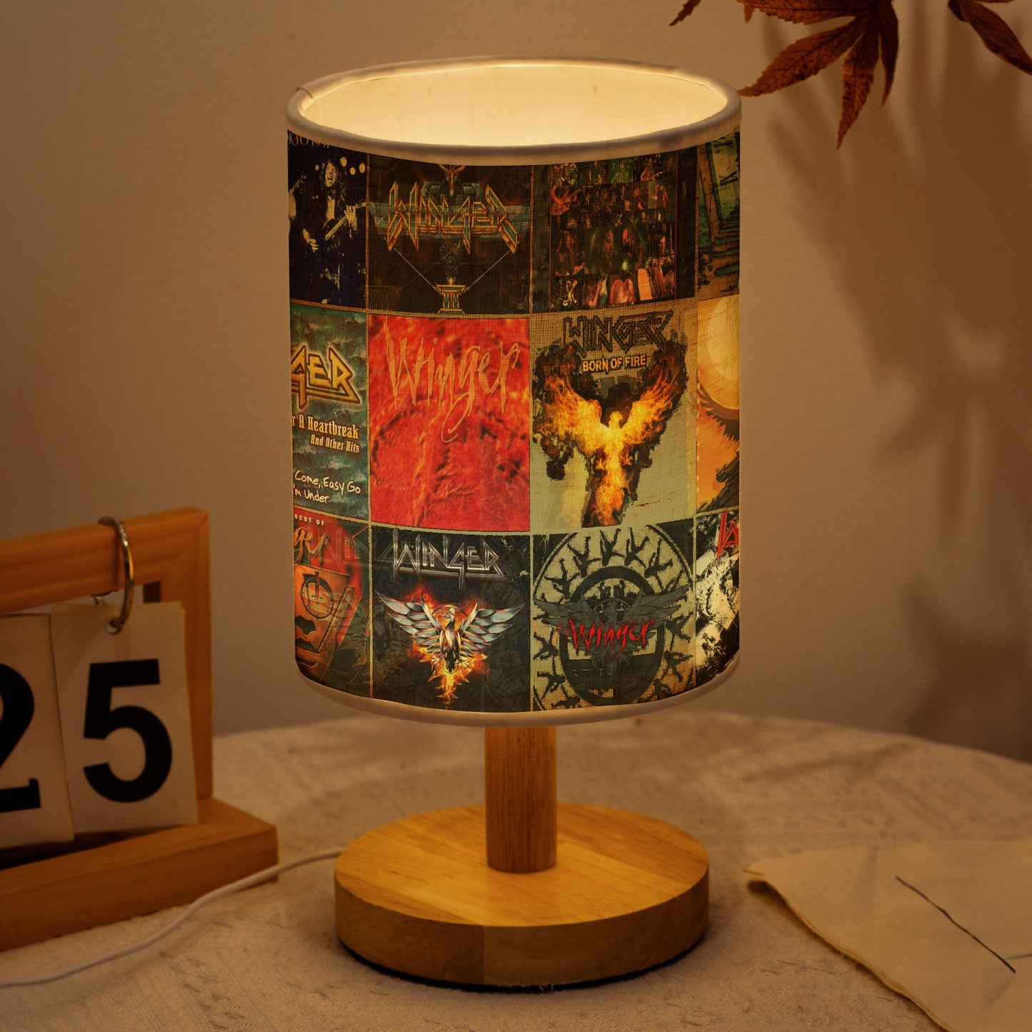 ? Winger Album Art Lamp – Rock Fire & Electric Passion