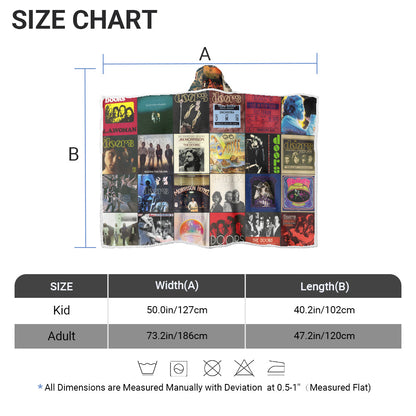 Fleetwood Mac Wearable Hooded Blanket – A Cozy Wave of Classic Rock Nostalgia