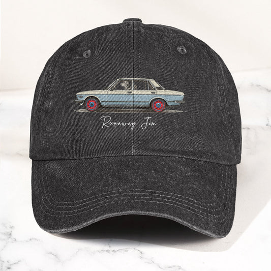 Phish Runaway Jim Car Parody Denim Cap – Retro Music Fan Concert Cap Gift For Dad (With Box)