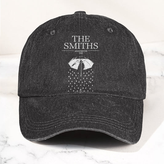 The Smiths Manchester Denim Cap – Retro Vintage Dad Cap Gift For Dad (With Box)