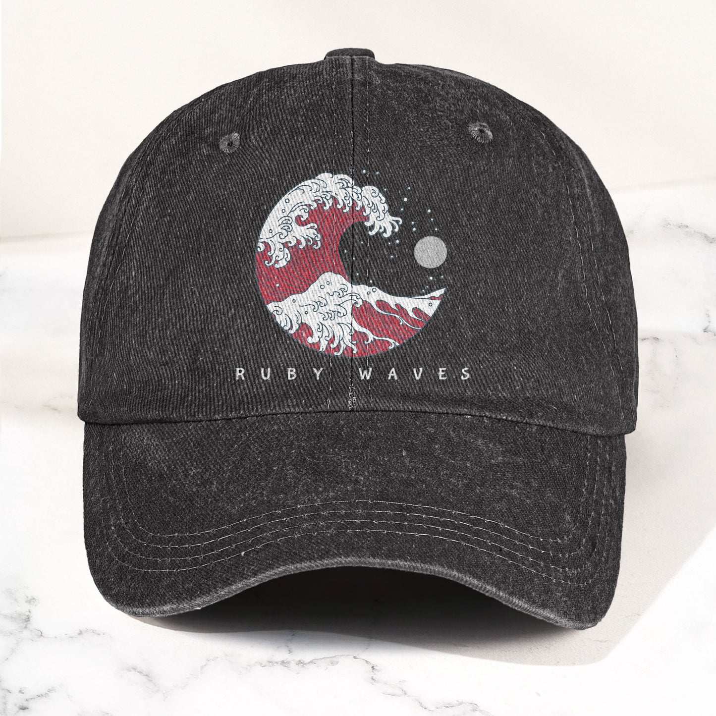 Phish Ruby Waves Denim Cap – Retro Music Phish Cap Gift For Dad (With Box)