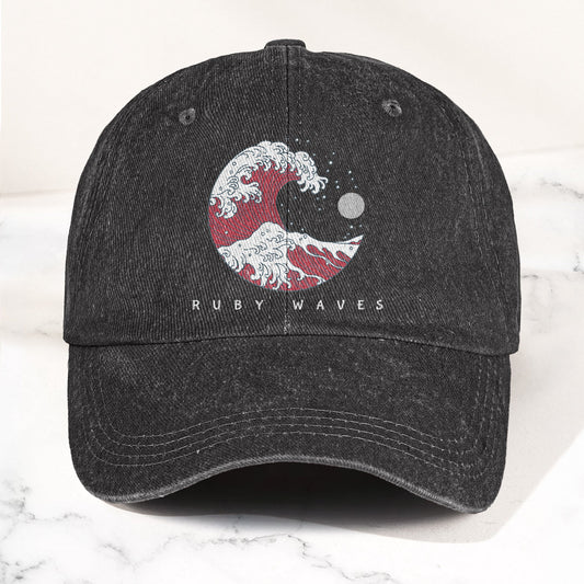 Phish Ruby Waves Denim Cap – Retro Music Phish Cap Gift For Dad (With Box)
