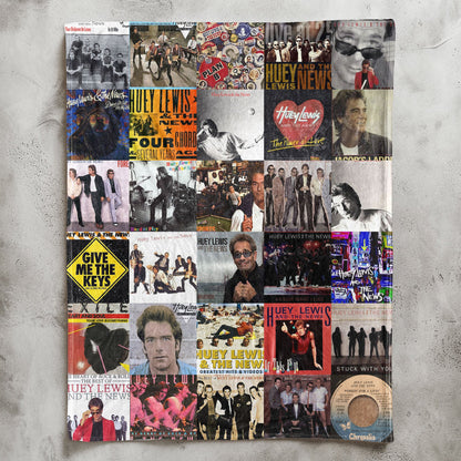 Huey Lewis & The News Sherpa Blanket – A Feel-Good Throwback for True Fans
