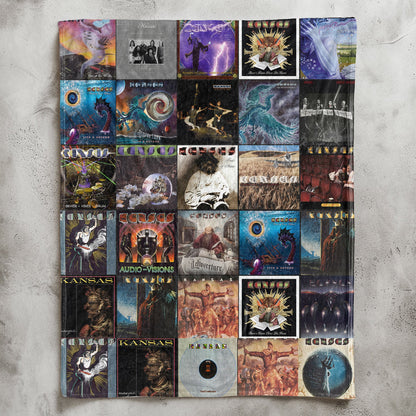 Kansas Sherpa Blanket – A Journey Through Prog-Rock Magic