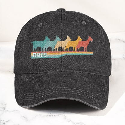 Billy Strings Cosmic Bluegrass BMFS GOAT Retro Vintage Music Merch Denim Cap – Retro Vintage Dad Cap Gift For Dad (With Box)