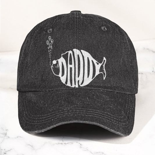 Phish Daddy Fish Logo Denim Cap – Retro Music Fan Concert Cap Gift For Dad Father's Day (With Box)
