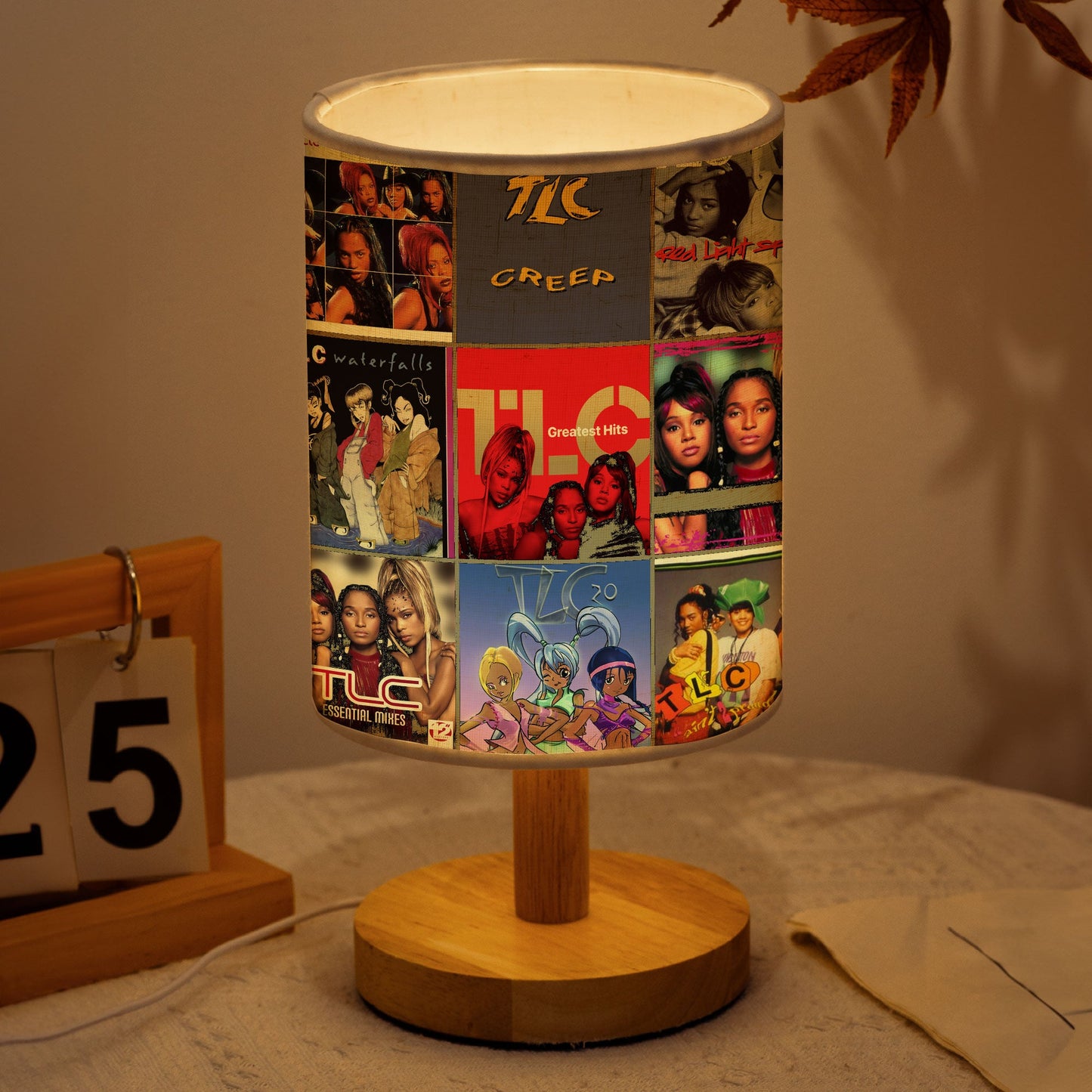 TLC Album Cover Lamp – ’90s R&B Nostalgia Home Decor