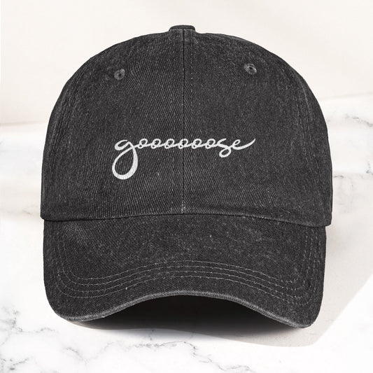 Goose Band Denim Cap – Retro Music Fan Merch Cap Gift For Dad (With Box)