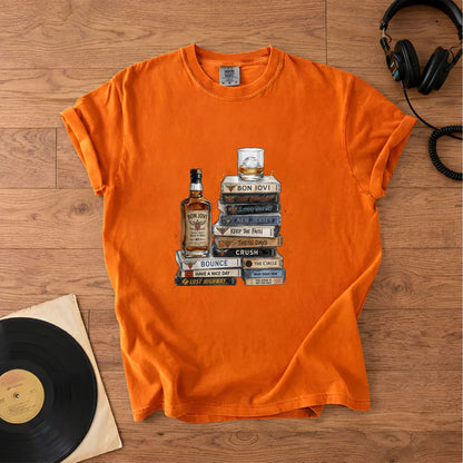 Bon Jovi Cassette Album Collection T-Shirt – Retro Music Bon Jovi Merch Tee