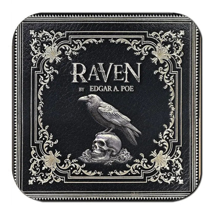 Halloween Gothic Literature Coaster Collection – Classic Horror Book Covers