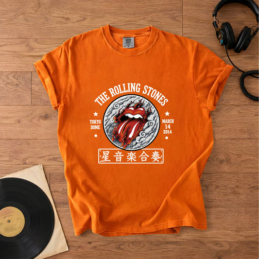 The Rolling Stones 2014 Tokyo Dome Japan Graphic T-Shirt – Retro Rock Metal Music Fan Merch Tee