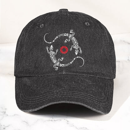 Phish Lizard Land of Lizards Racerback Denim Cap – Retro Music Fan Merch Cap Gift For Dad (With Box)
