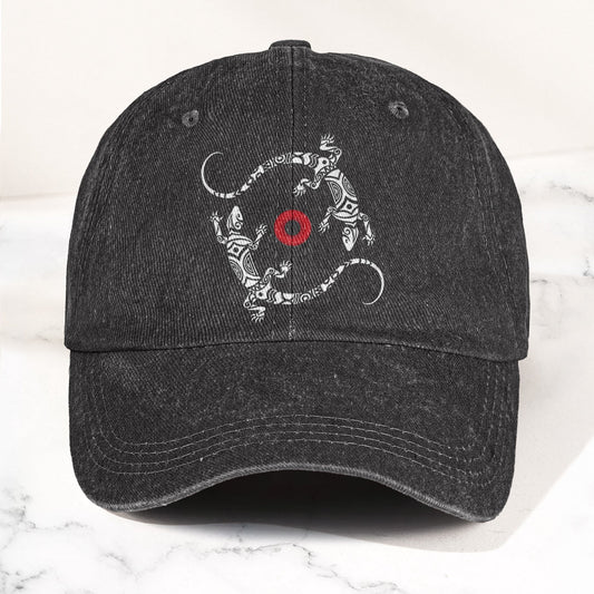 Phish Lizard Land of Lizards Racerback Denim Cap – Retro Music Fan Merch Cap Gift For Dad (With Box)