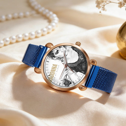 Madonna Vintage Portrait Watch – Classic Pop Star Design Available
