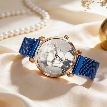 Madonna Vintage Portrait Watch – Classic Pop Star Design Available