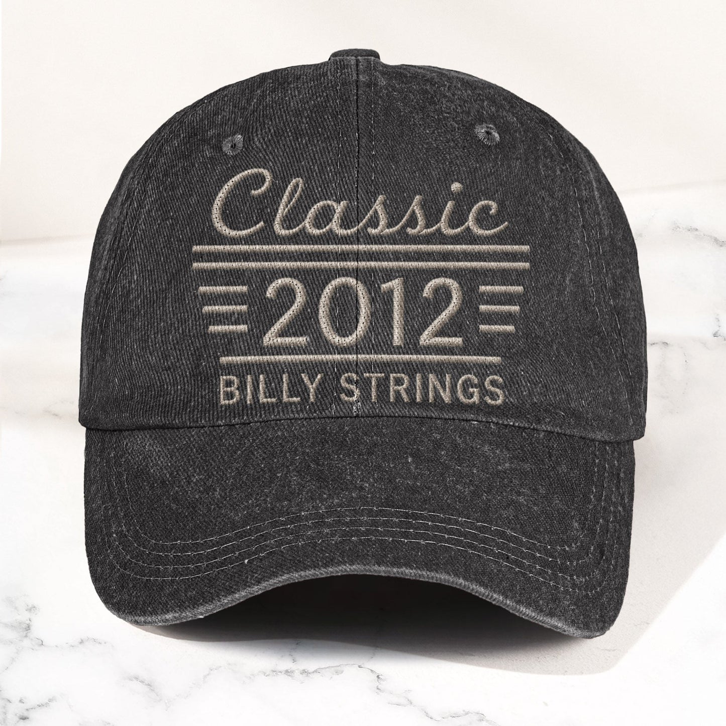 Billy Strings Classic 2012 Est Bluegrass Music Merch Denim Cap – Retro Vintage Dad Cap Gift For Dad (With Box)