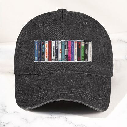 The Beatles Denim Dad Cap – Cassette Album Collection Vol.2 Design ( With BOX)