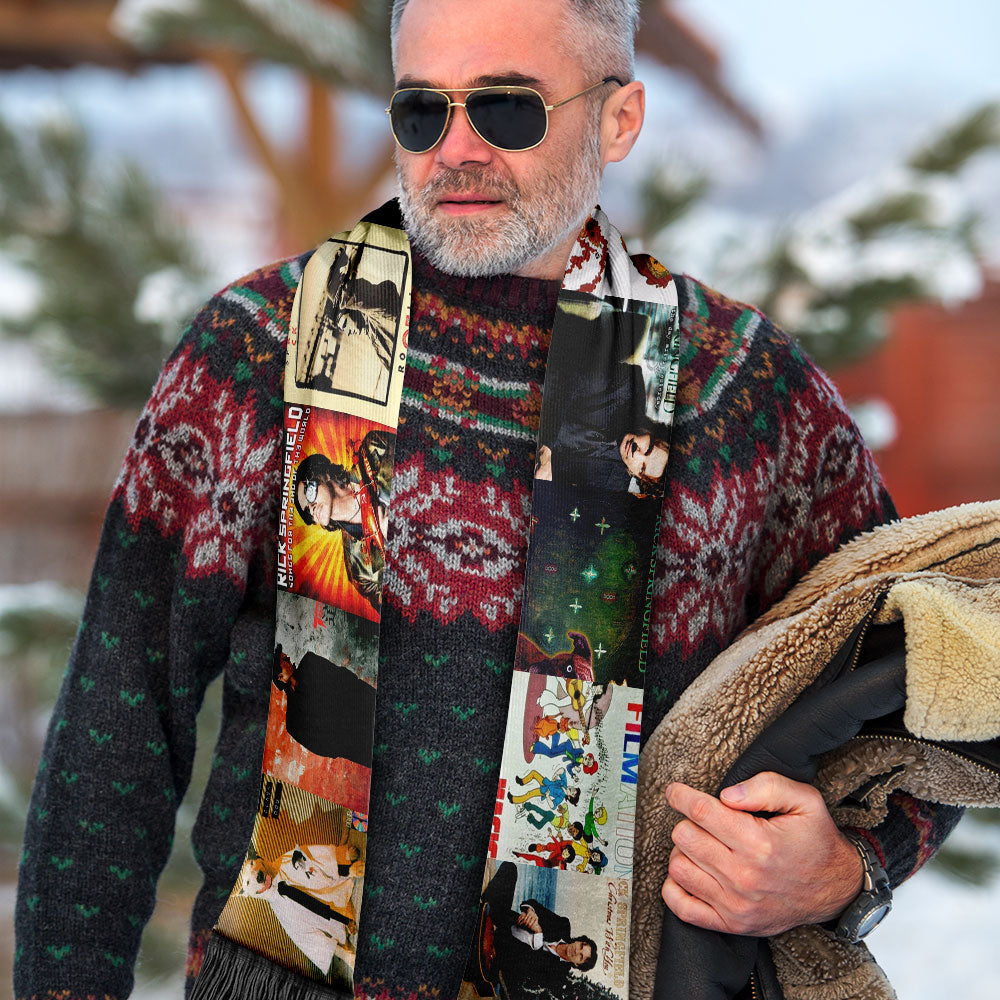 Smashing Pumpkins Scarf – A Cozy Tribute to Alternative Rock Legends
