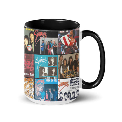 Survivor Accent Mug – Classic Rock Album Cover Collage Gift