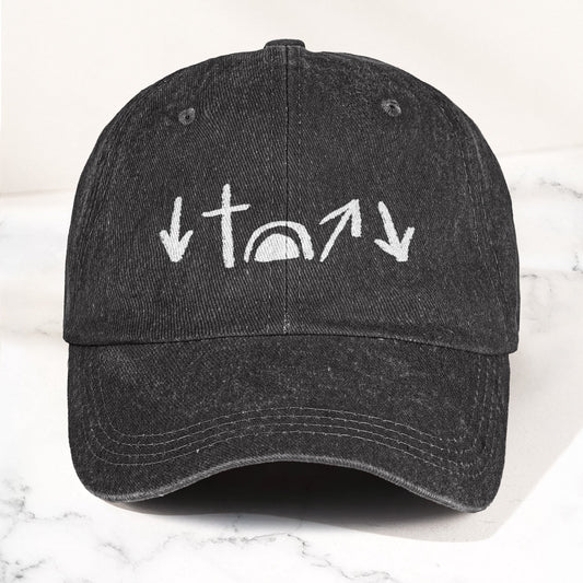 The Story Of Jesus Denim Cap – Vintage Dad Cap Gift For Dad (With Box)