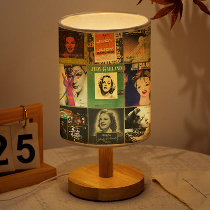 Judy Garland Fabric Lamp – Vintage Glamour in Every Glow