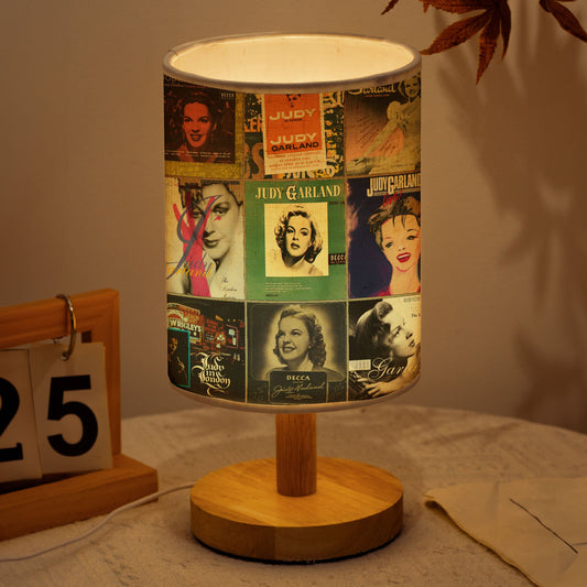 Judy Garland Fabric Lamp – Vintage Glamour in Every Glow
