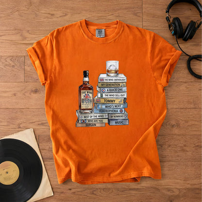 The Who Cassette Album Collection T-Shirt – Retro Rock Music Band Merch Tee