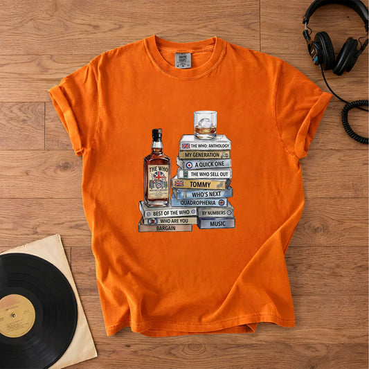 The Who Cassette Album Collection T-Shirt – Retro Rock Music Band Merch Tee