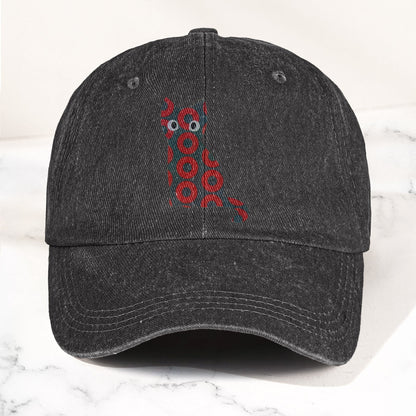 5-PACK Holographic Phish Cat Denim Cap – Retro Music Fan Merch Cap Gift For Dad (With Box)