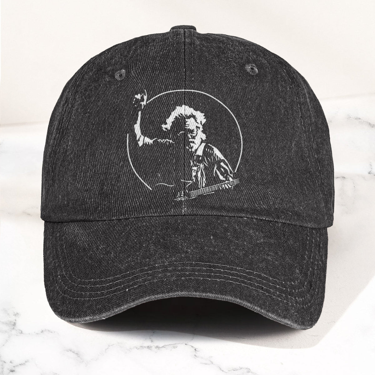Jerry Garcia Denim Cap – Grateful Dead Merch Dad Hat (With Box)