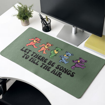 Grateful Dead Dancing Bears Desk Mat – Non-slip Home Office Gift Keyboard Pad Birthday Gift For Music Fan