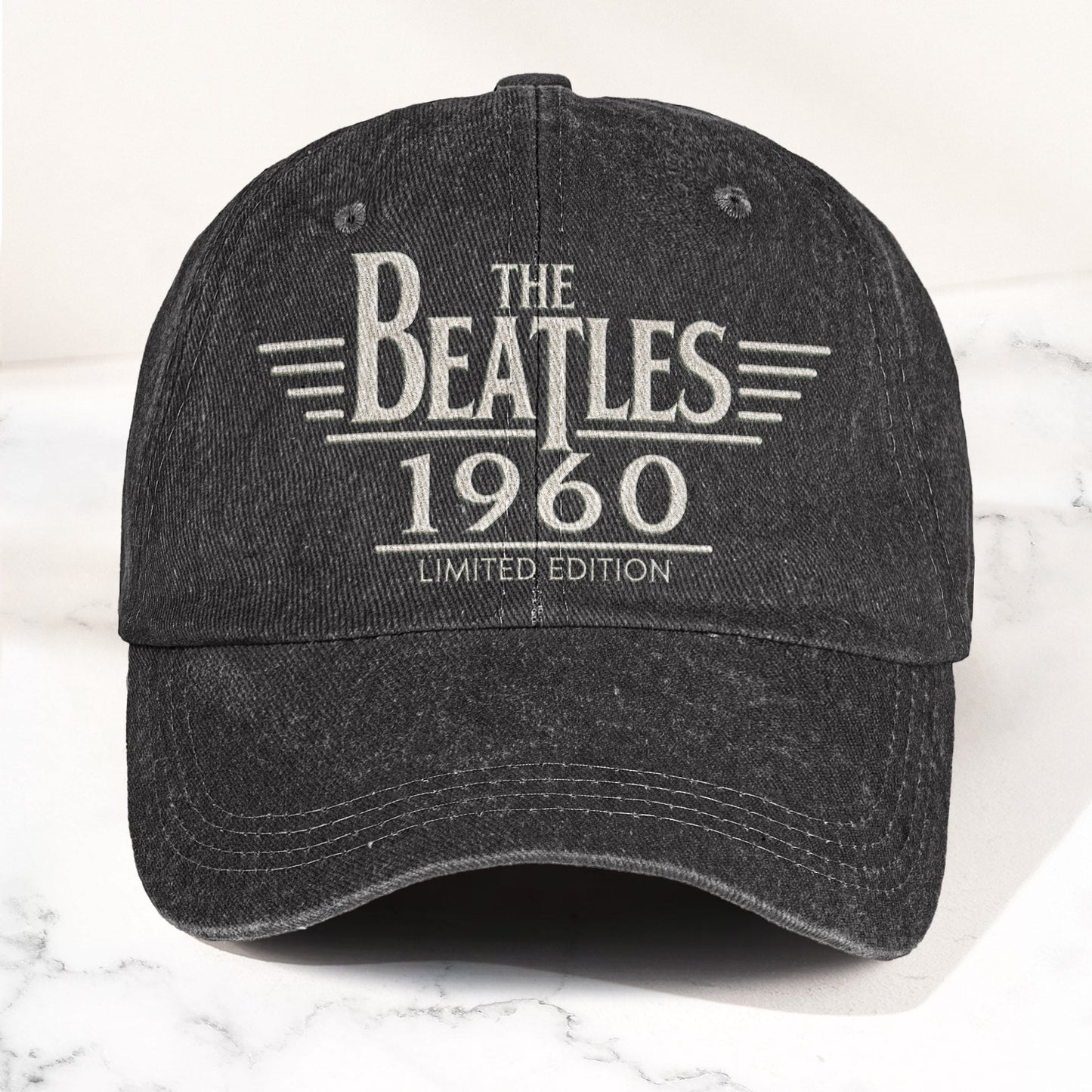 The Beatles 1960 Est Denim Cap – Vintage Dad Cap Gift For Dad (With Box)
