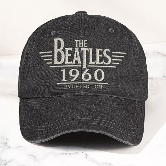 The Beatles 1960 Est Denim Cap – Vintage Dad Cap Gift For Dad (With Box)