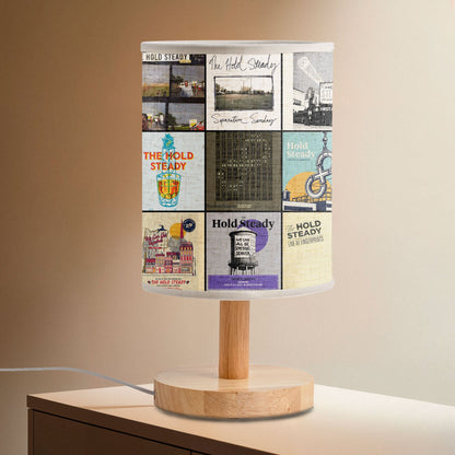 The Hold Steady Albums Fabric Lamp – Indie Barroom Stories Glow