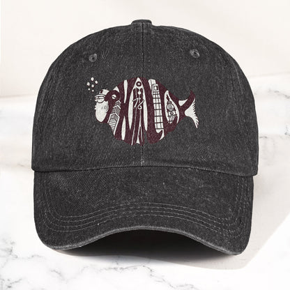 Phish Phishadelphia Logo Denim Cap – Retro Music Phish Cap Gift For Dad (With Box)